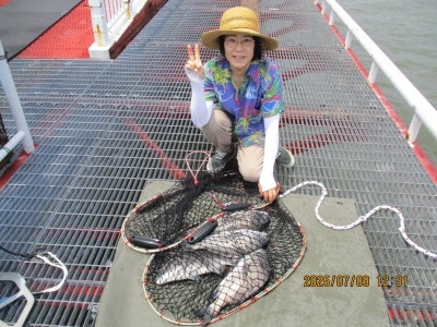 尼崎市立魚つり公園の2025年7月9日(水)1枚目の写真