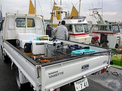 1日の流れ■乗船場まで荷物の運搬