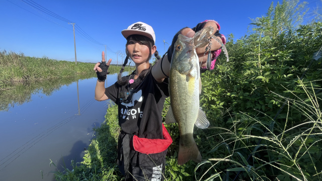 バスギャラリー 人気YouTuber・魚住つばき 霞ヶ浦水系でオカッパリに挑戦！ 6