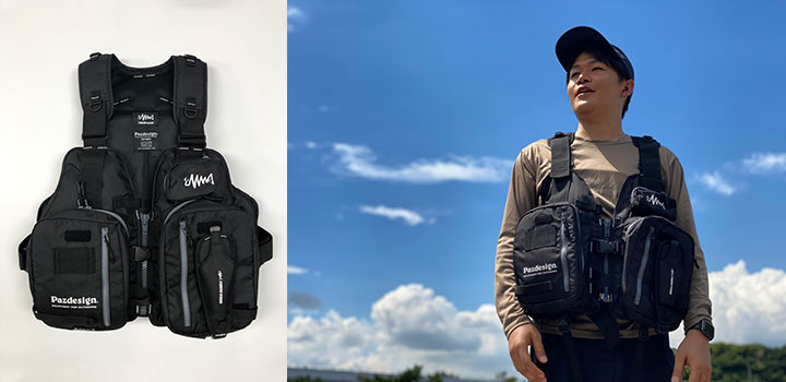 Pazdesign×釣りビジョン フローティングベスト