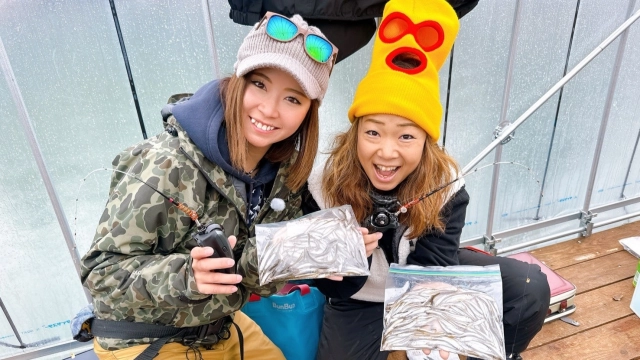 休日は釣りに夢中！ 46 長野県松原湖でワカサギに夢中！