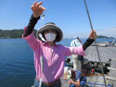 由良海つり公園&釣堀ランドの2021年6月14日(月)1枚目の写真